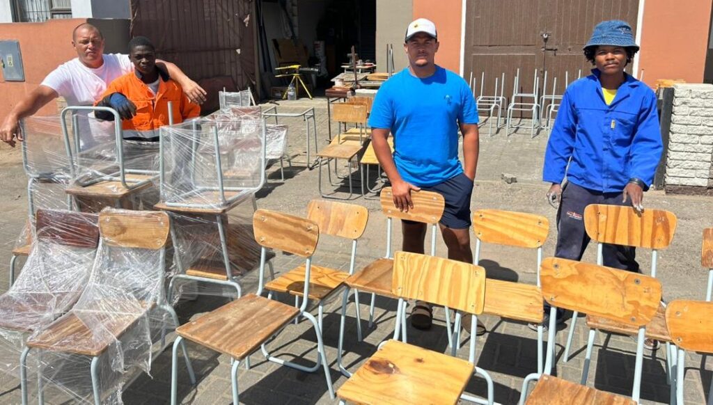 Community Initiative Restores Hope Through School Furniture Repairs