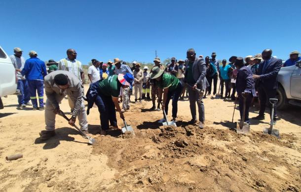 Ground Broken on Naras Water Pipeline Project