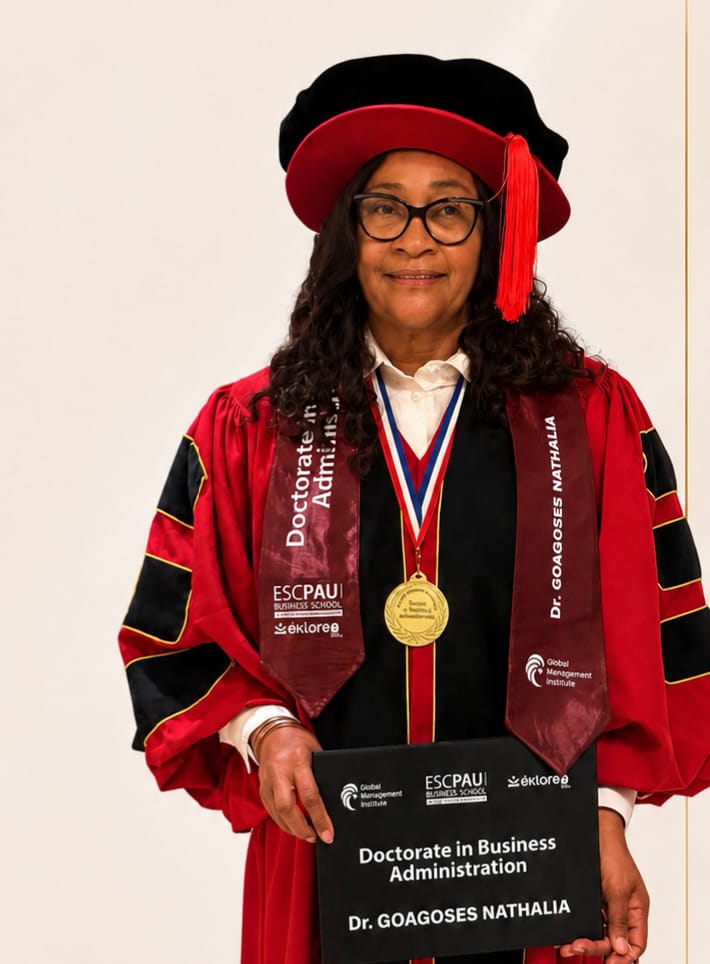 Goagoses Earns Doctorate in Business Administration 1