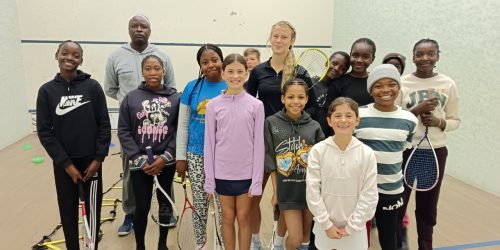 Junior Squash Clinic Inspires Next Generation of Players in Walvis Bay