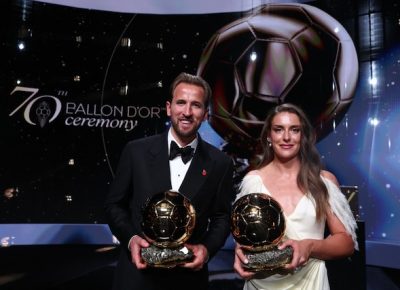 Kane Ends 25-Year Wait for English Ballon d’Or Winner