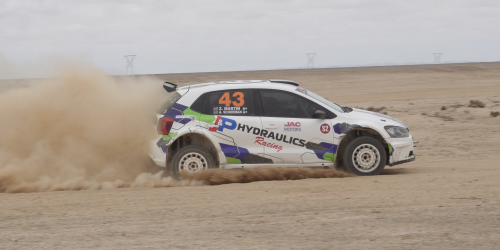 Martin Roars to Henties Bay Rally Victory