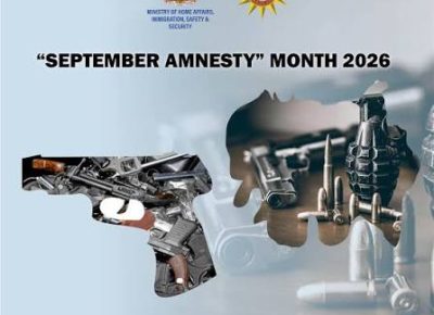 Nampol Appeals for Surrendering of Unlicenced Firearms