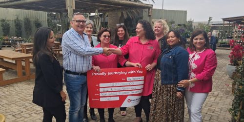 Pam Golding hands over N$117 000 to Have a Heart