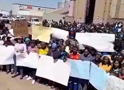 Citizens Protest Against Marine Phosphate Mining in Namibia