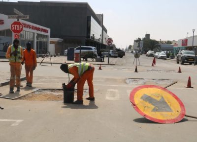 Road Maintenance and Street Sweeping Continue Across Walvis Bay
