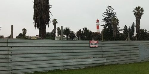 Undeveloped Mole Area, Light-house in Crossfire
