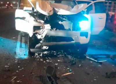 Two Vehicles Involved in Collision at Langstrand Turn-Off