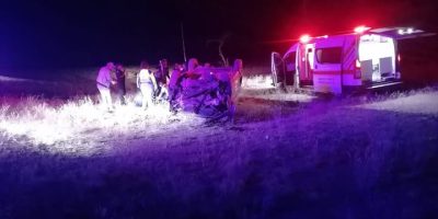 ACCIDENT// Four Injured in Rollover Near Arandis